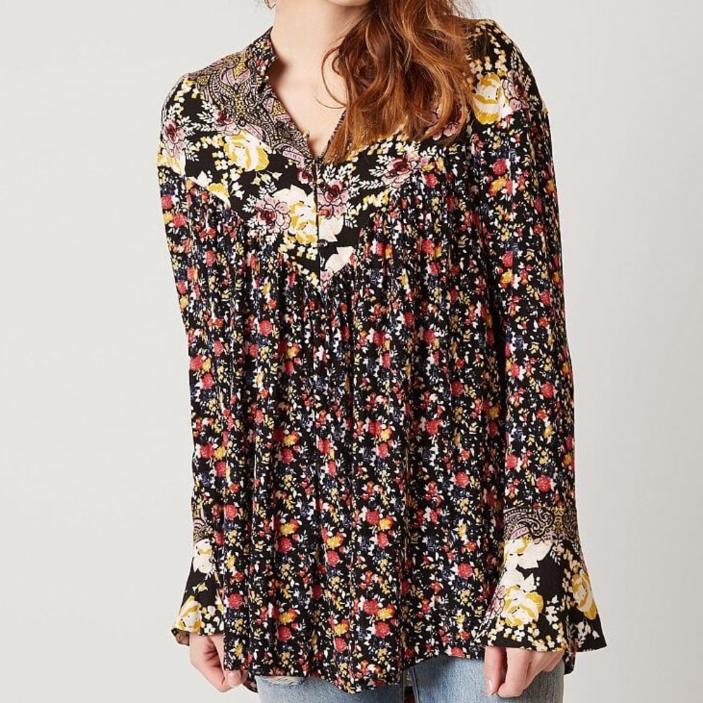 Free People Wildflower Fields Tunic Sz S
